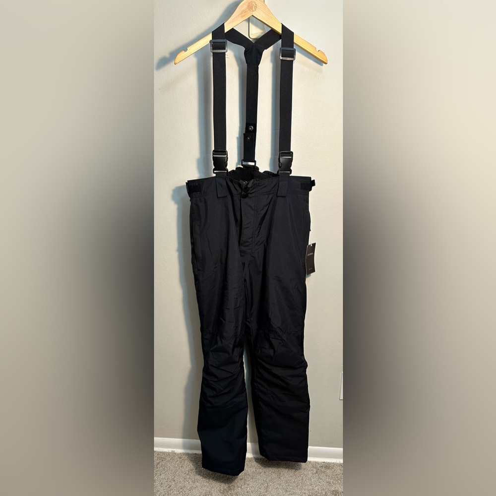 Ushare Outdoor Men’s/Boys Insulated Ski Snow Pant Black Size Medium 28.5” Inseam